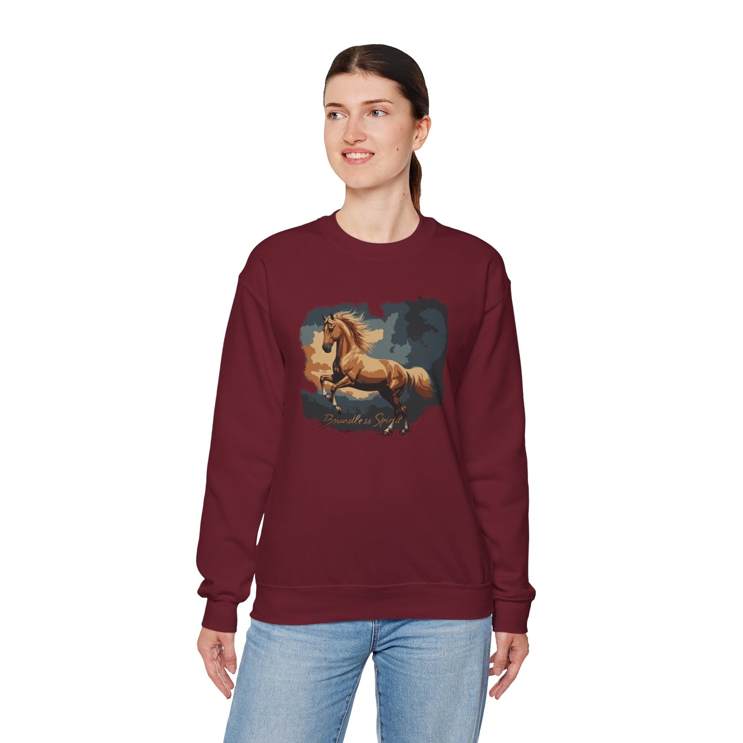 Boundless spirit Unisex Heavy Blend™ Crewneck Sweatshirt - StyleMZ