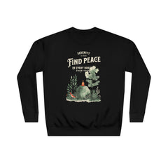 Korea -  In him find peace Unisex Crew Sweatshirt  - StyleMZ