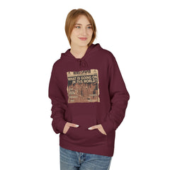 What's going on in this world Unisex Midweight Softstyle Fleece Hoodie  - Korea  - StyleMZ