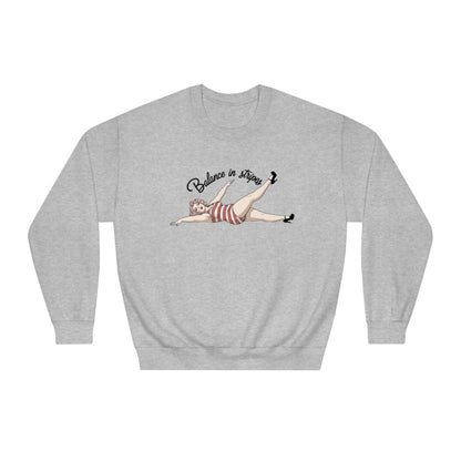 Balance in Stripes Unisex DryBlend® Crewneck Sweatshirt  - Korea  - StyleMZ