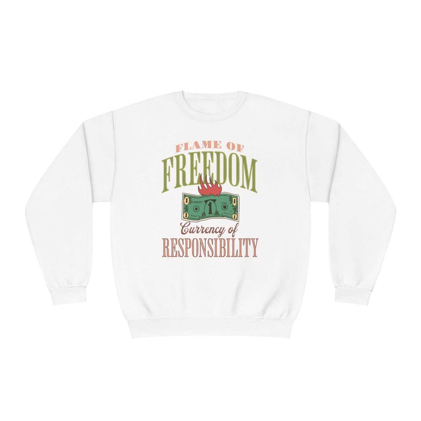 Korea - Currency of freedom Unisex NuBlend® Crewneck Sweatshirt - StyleMZ - Stylemz