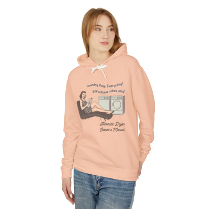 Effortless vibes only Unisex Lightweight Hooded Sweatshirt  - Korea  - StyleMZ