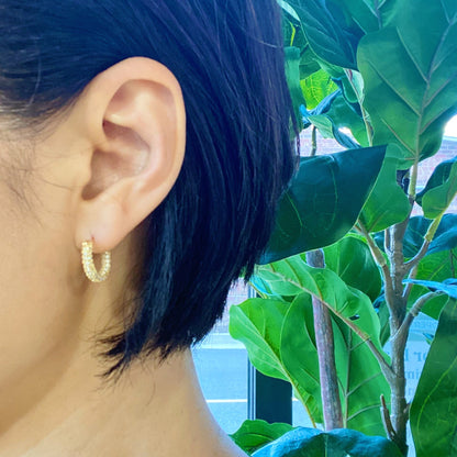 Elegant Shine Hoop Earrings - Stylemz