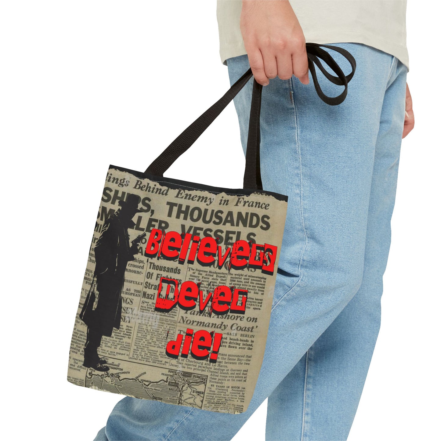 Believers never die Tote Bag (AOP) - StyleMZ