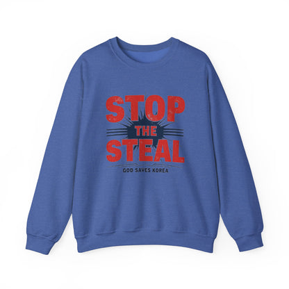 STOP THE STEAL, GOD SAVES KOREA Unisex Heavy Blend™ Crewneck Sweatshirt