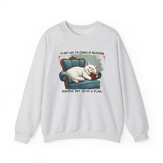 Korea -  I'm not lazy Unisex Heavy Blend™ Crewneck Sweatshirt  - StyleMZ