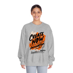 Korea -  Create now Unisex DryBlend® Crewneck Sweatshirt  - StyleMZ