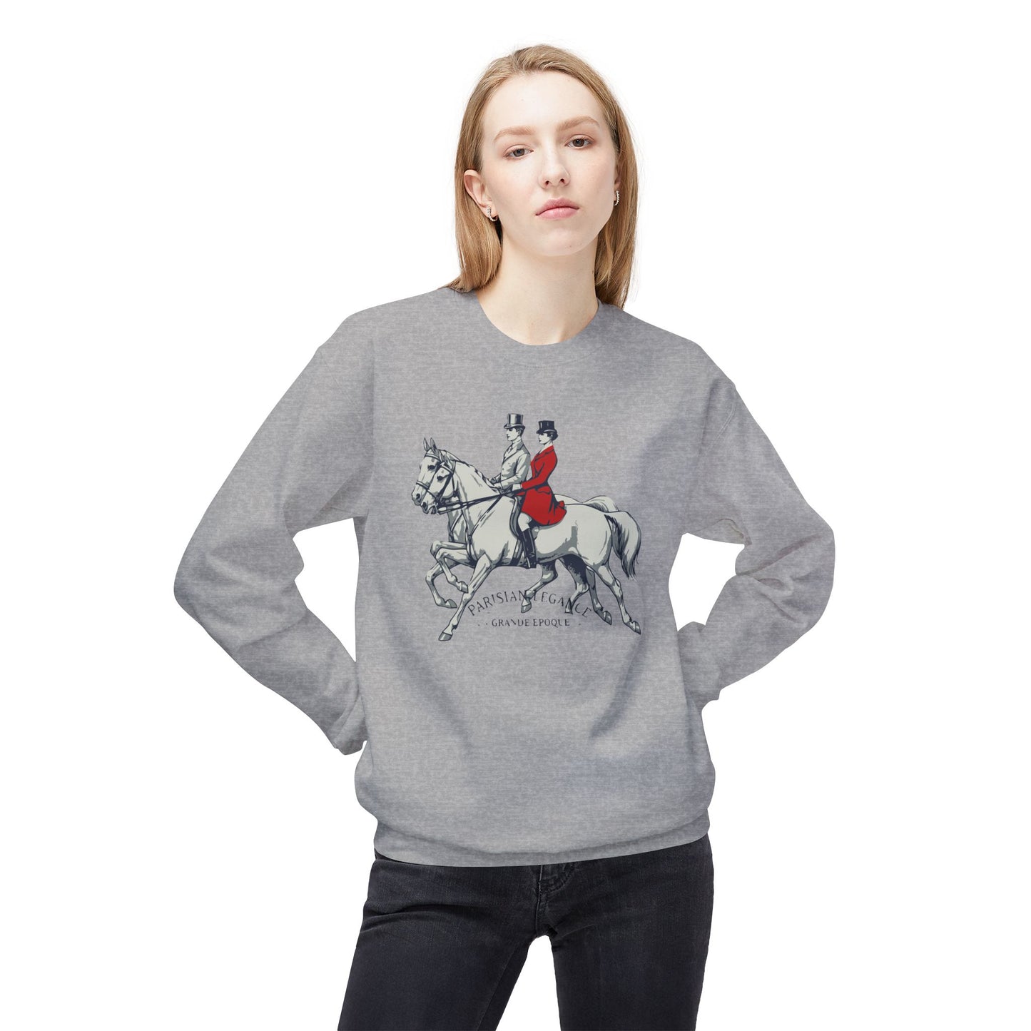 Grande Époque Unisex Midweight Softstyle Fleece Crewneck Sweatshirt - StyleMZ