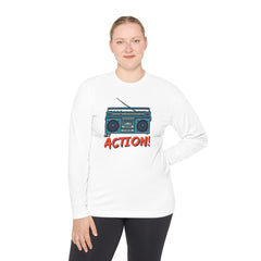 Korea -  Get action Unisex Lightweight Long Sleeve Tee  - StyleMZ