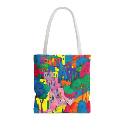 The hillside village in Korea Tote Bag (AOP) - StyleMZ