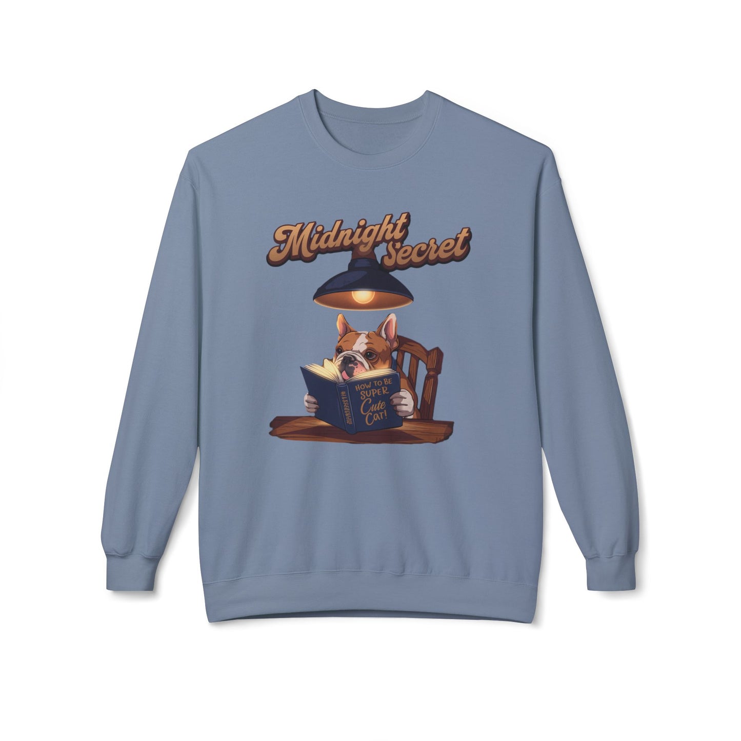 Korea -  Midnight secret II-how to be a super cute cat II Unisex Midweight Softstyle Fleece Crewneck Sweatshirt  - StyleMZ