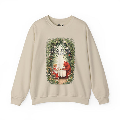 Tea time tales Unisex Heavy Blend™ Crewneck Sweatshirt - StyleMZ