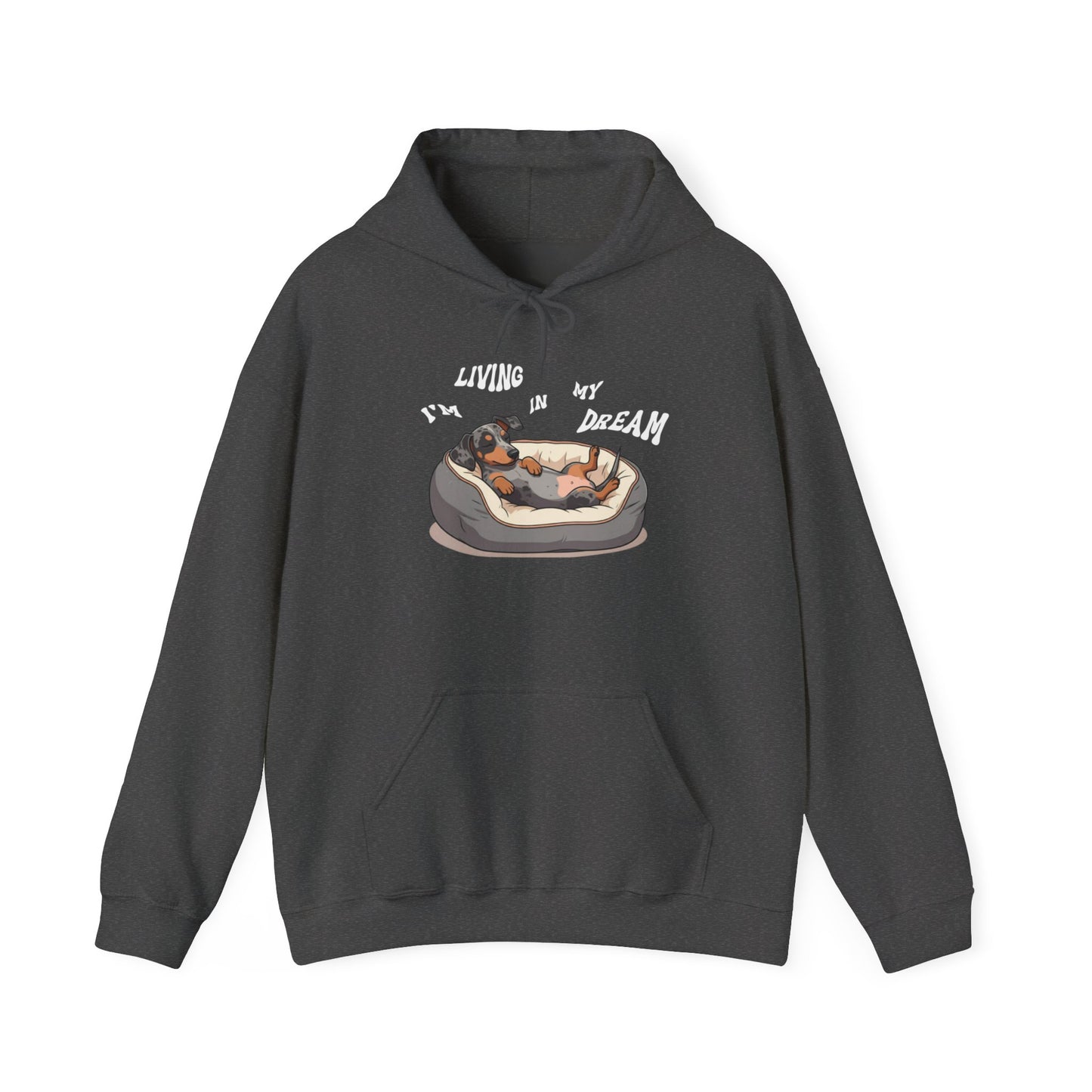 StyleMZ -  Living in my dream Unisex Heavy Blend™ Hooded Sweatshirt  - StyleMZ