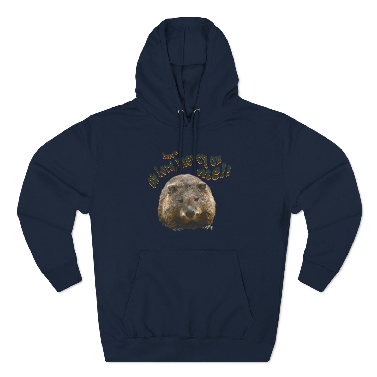 Have mercy on me Lord Three-Panel Fleece Hoodie - StyleMZ