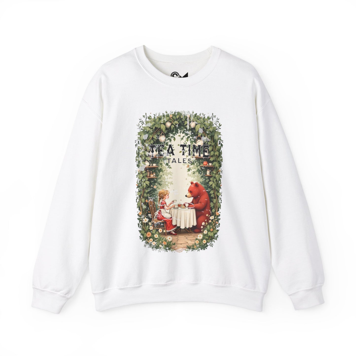 Tea time tales Unisex Heavy Blend™ Crewneck Sweatshirt - StyleMZ