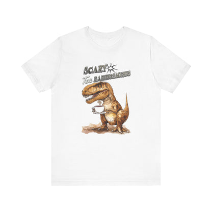 Scary Tea Rannosaurus Unisex Jersey Short Sleeve Tee