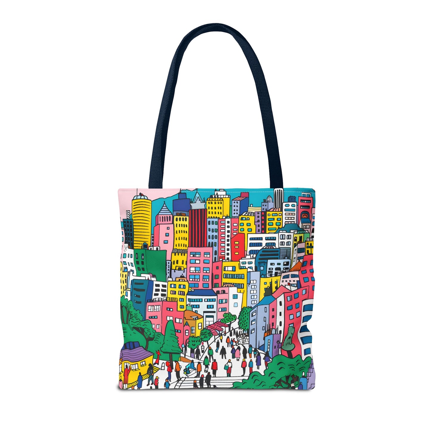 Seoul's hill neighborhoods Tote Bag (AOP) - StyleMZ