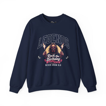 Legends Never Grow Old Unisex Heavy Blend™ Crewneck Sweatshirt - StyleMZ