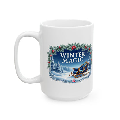 Winter Magic Ceramic Mug, (11oz, 15oz) - StyleMZ