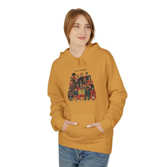 Sudadera con capucha unisex de polar suave y de peso medio de estilo bros' gathering - StyleMZ 