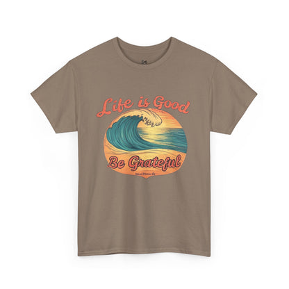 Life is good Unisex Heavy Cotton Tee