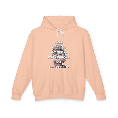 StyleMZ -  I see a vision Unisex Lightweight Hooded Sweatshirt  - StyleMZ