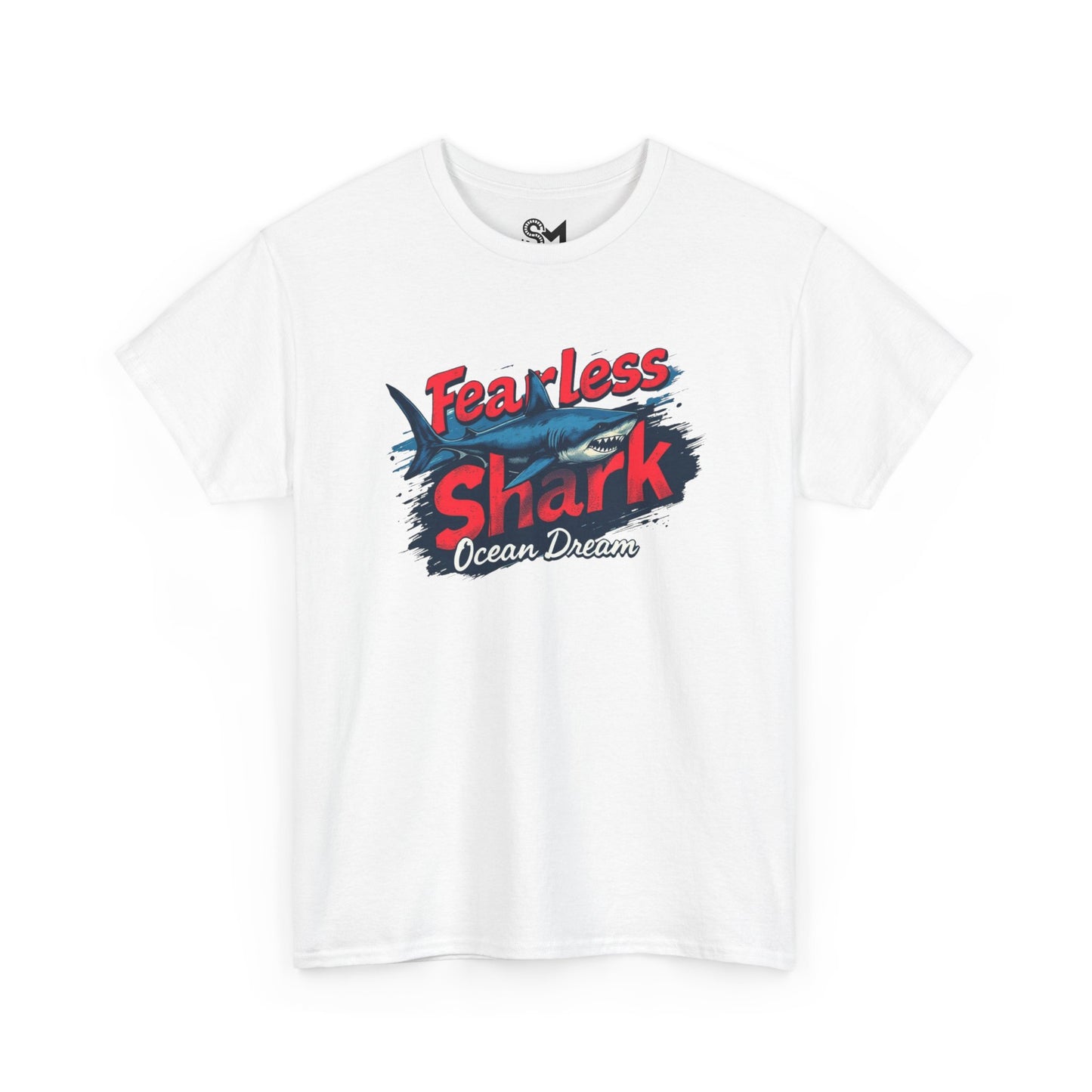 Fearless shark Unisex Heavy Cotton Tee - StyleMZ