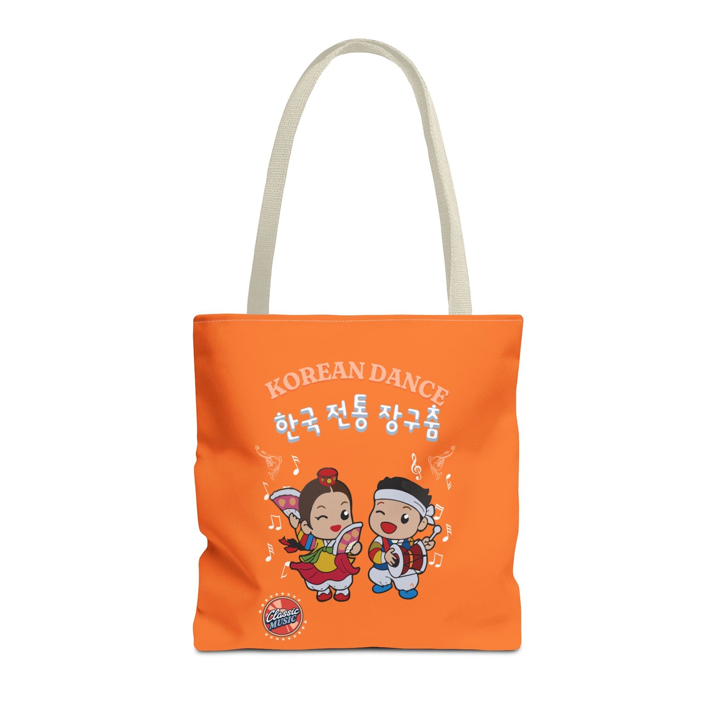 Korean traditional drum dance Tote Bag (AOP) - StyleMZ