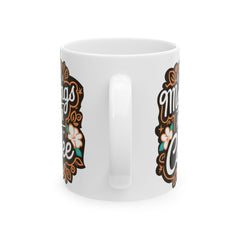 Korea -  Mornings are for coffee Ceramic Mug, (11oz, 15oz)  - StyleMZ