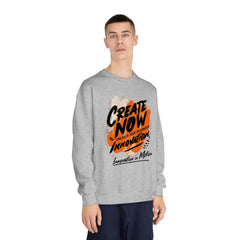 Korea -  Create now Unisex DryBlend® Crewneck Sweatshirt  - StyleMZ