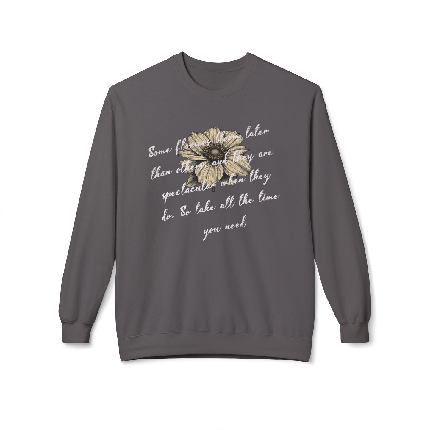 Korea -  Your bloom will be spectacular Unisex Midweight Softstyle Fleece Crewneck Sweatshirt  - StyleMZ