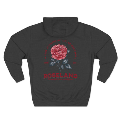 Roseland Three-Panel Fleece Hoodie - StyleMZ - Stylemz