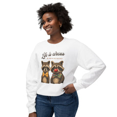 Korea -  Life is circus Unisex Lightweight Crewneck Sweatshirt  - StyleMZ