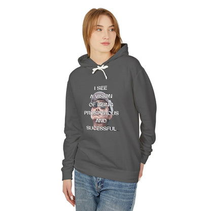 StyleMZ -  I see a vision Unisex Lightweight Hooded Sweatshirt  - StyleMZ