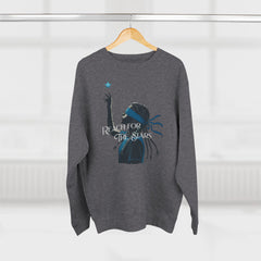 Korea -  Reach for the stars Unisex Crewneck Sweatshirt  - StyleMZ