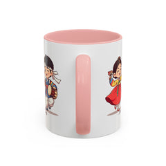 Korea -  Dance of joy Accent Coffee Mug (11, 15oz)  - StyleMZ