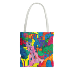 Korea -  The hillside village in Korea Tote Bag (AOP)  - StyleMZ