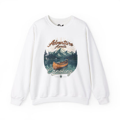 Canoeing Unisex Heavy Blend™ Crewneck Sweatshirt - StyleMZ - Stylemz