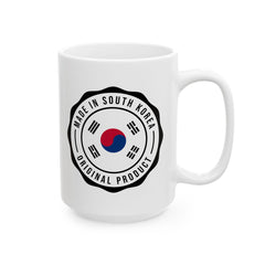 Korea -  Taegeukgi Ceramic Mug, (11oz, 15oz)  - StyleMZ