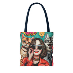 Korea -  Hi! Cats Tote Bag (AOP)  - StyleMZ