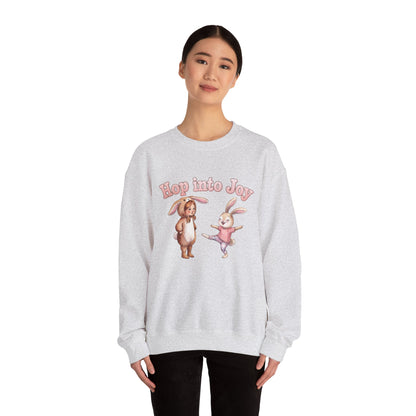 Hop Into Joy Unisex Heavy Blend™ Crewneck Sweatshirt - StyleMZ