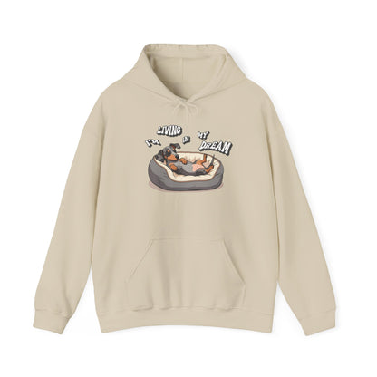 StyleMZ -  Living in my dream Unisex Heavy Blend™ Hooded Sweatshirt  - StyleMZ