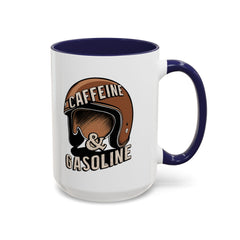 Korea -  Caffein $ Gasoline Accent Coffee Mug (11, 15oz)  - StyleMZ