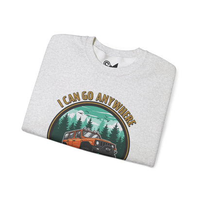 I can go anywhere Unisex Heavy Blend™ Crewneck Sweatshirt