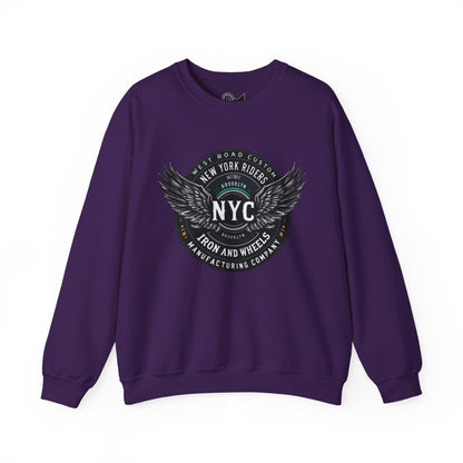 New York Riders Unisex Heavy Blend™ Crewneck Sweatshirt - StyleMZ