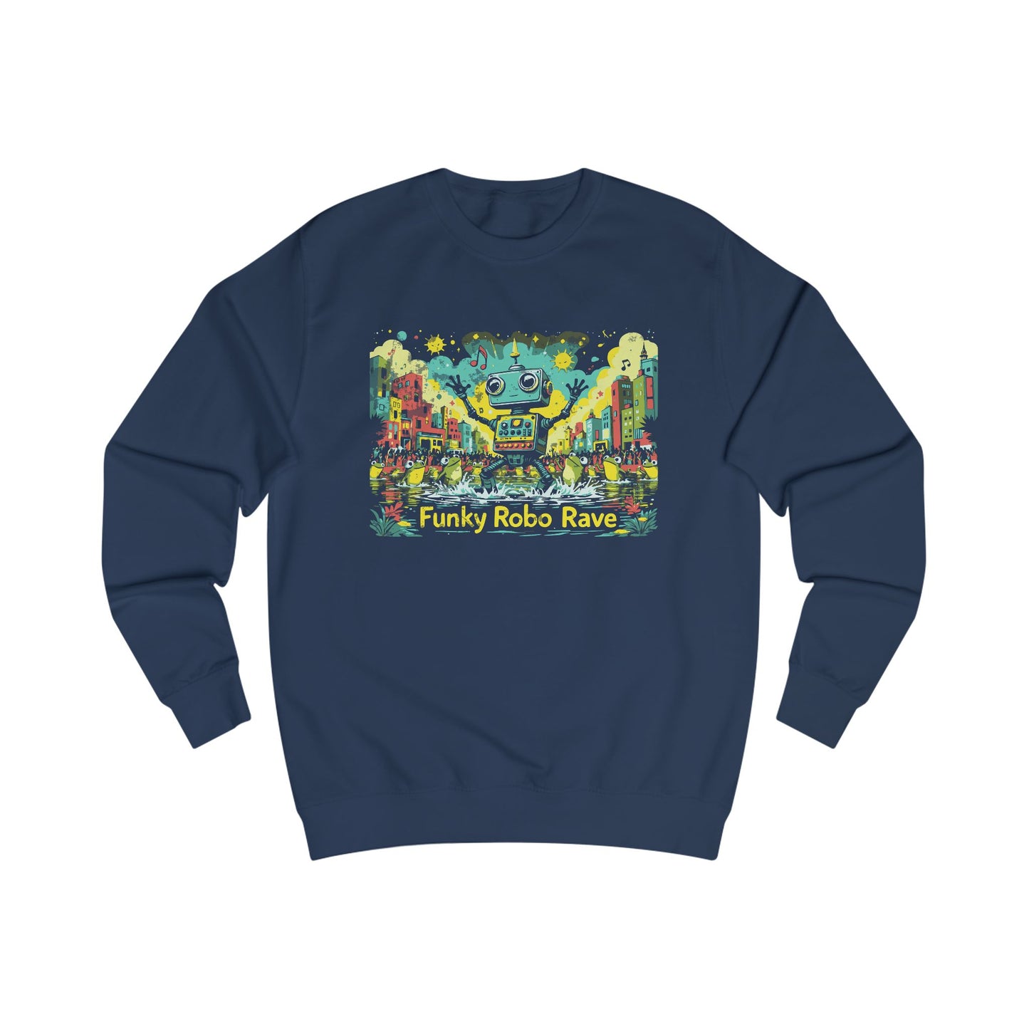 Funky Robo Rave Unisex Sweatshirt - StyleMZ