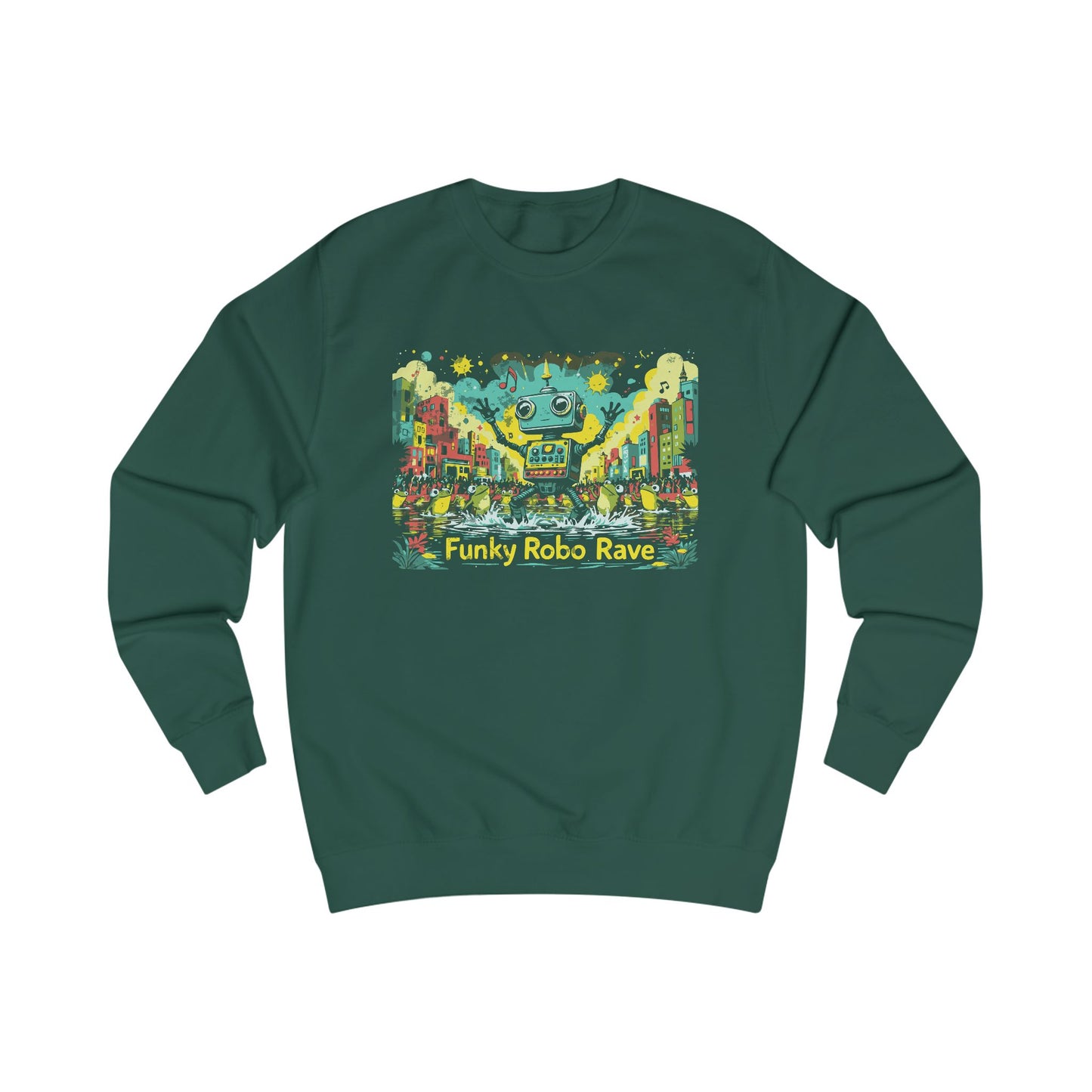 Funky Robo Rave Unisex Sweatshirt - StyleMZ