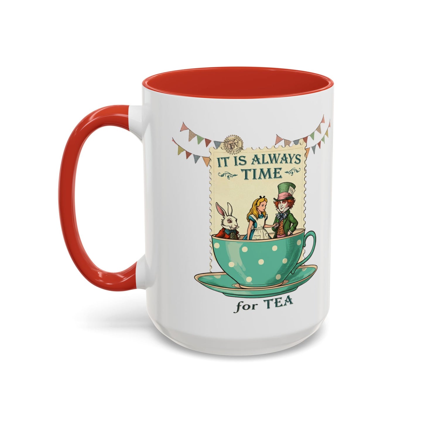 It is always time for tea Accent Coffee Mug (11, 15oz) - StyleMZ