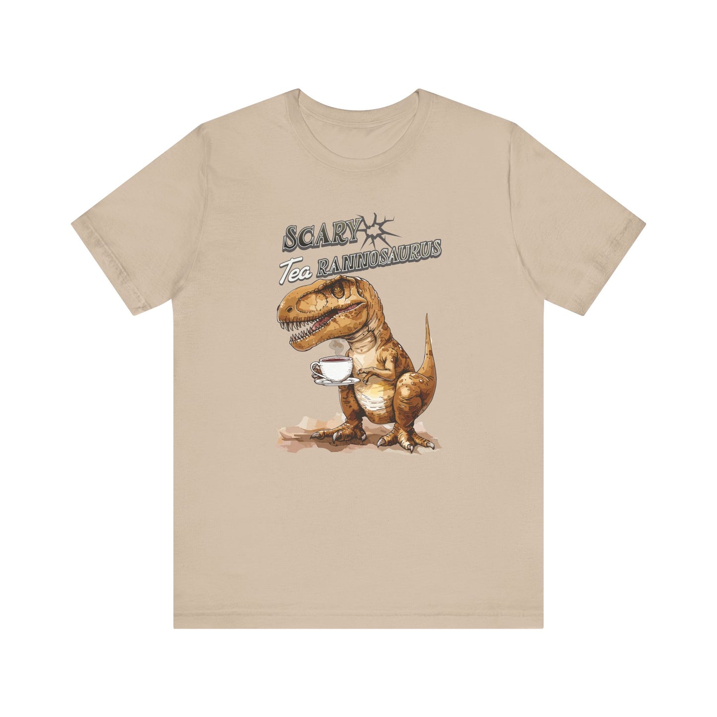 Scary Tea Rannosaurus Unisex Jersey Short Sleeve Tee