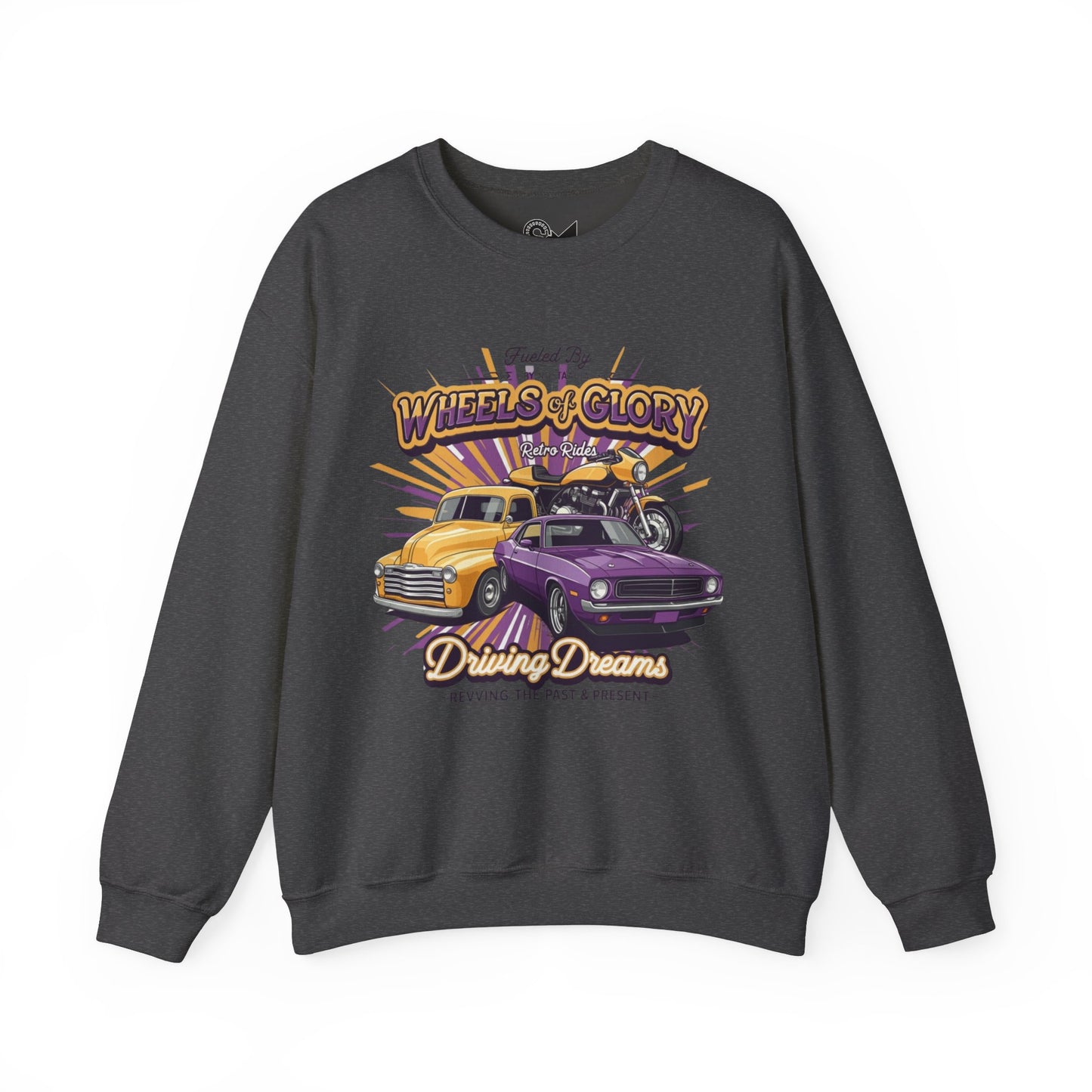 WHEELS OF GLORY Unisex Heavy Blend™ Crewneck Sweatshirt - StyleMZ